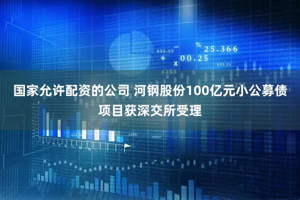 国家允许配资的公司 河钢股份100亿元小公募债项目获深交所受理